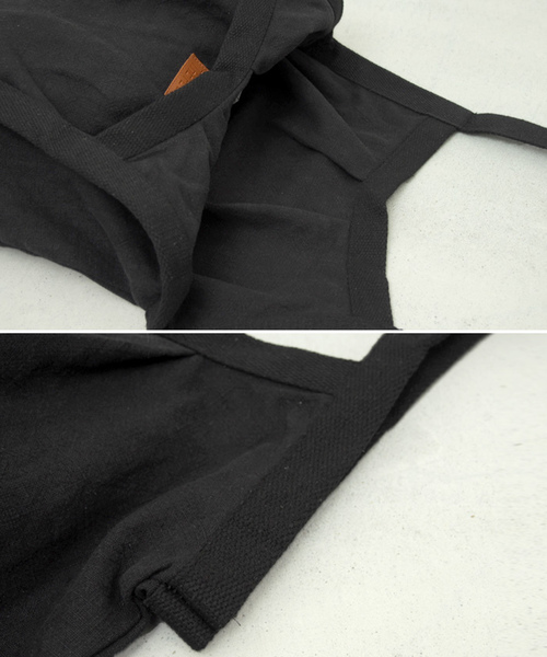 select MOCA（セレクトモカ）の「収納力バツグン◆コットン×リネンブレンドトートバック（トートバッグ・レディース・ブラック/オフホワイト・FREE）」の8枚目の写真