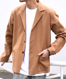 SU: 【WASHABLE】リネン 3B ジャケット■