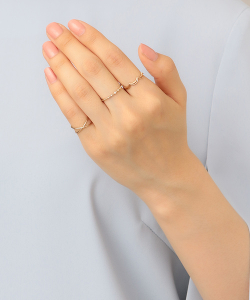 NOJESS（ノジェス）の「K10リング（リング・レディース・イエロー・#11/#13/#9/#7）」の5枚目の写真