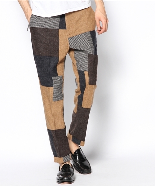 BEAMS(ビームス)の「BEAMS / パッチワーク アンクル パンツ(スラックス・メンズ・グレー/その他1・SMALL/MEDIUM/LARGE)」の12枚目の写真