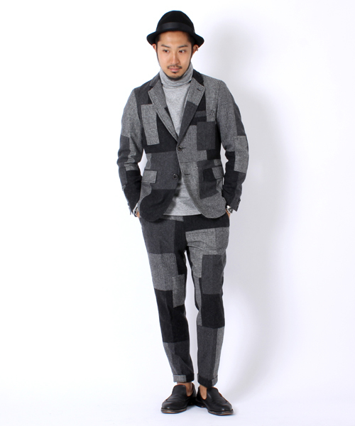 BEAMS(ビームス)の「BEAMS / パッチワーク アンクル パンツ(スラックス・メンズ・グレー/その他1・SMALL/MEDIUM/LARGE)」の14枚目の写真