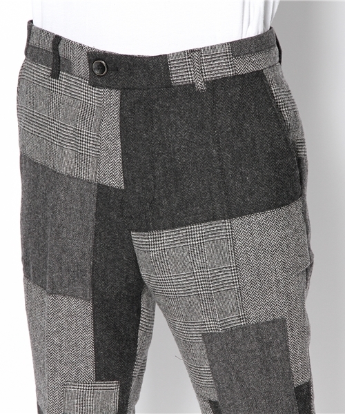 BEAMS(ビームス)の「BEAMS / パッチワーク アンクル パンツ(スラックス・メンズ・グレー/その他1・SMALL/MEDIUM/LARGE)」の5枚目の写真