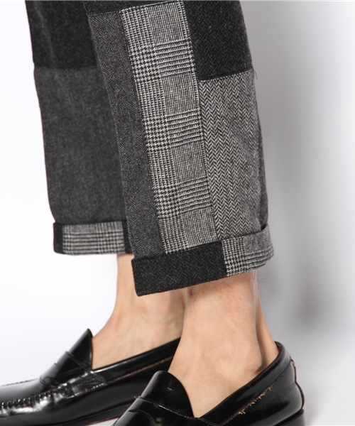 BEAMS(ビームス)の「BEAMS / パッチワーク アンクル パンツ(スラックス・メンズ・グレー/その他1・SMALL/MEDIUM/LARGE)」の8枚目の写真