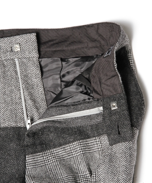 BEAMS(ビームス)の「BEAMS / パッチワーク アンクル パンツ(スラックス・メンズ・グレー/その他1・SMALL/MEDIUM/LARGE)」の9枚目の写真