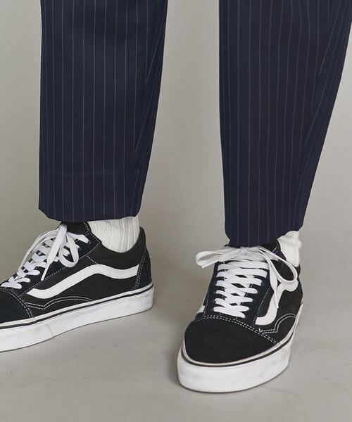 BEAUTY&YOUTH UNITED ARROWS(ビューティアンドユースユナイテッドアローズ)の「BY TW ストライプ 1P ルーズパンツ о(パンツ)」 WEAR BEAUTY&YOUTH UNITED ARROWS(ビューティアンドユースユナイテッドアローズ)の「BY TW ストライプ 1P ルーズパンツ о(パンツ)」 WEAR