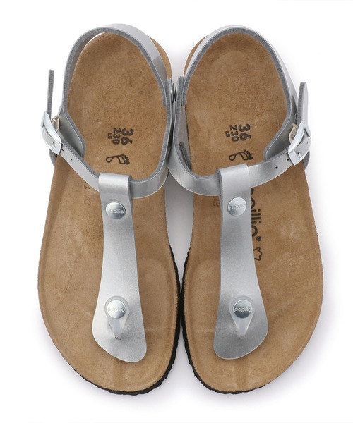 BIRKENSTOCK（ビルケンシュトック）の「■ASHLEY/アシュレイ ビルコフロー メタリックシルバー （WOMEN)（サンダル・レディース・シルバー/ゴールド系その他・36/37/38/39/40）」の6枚目の写真