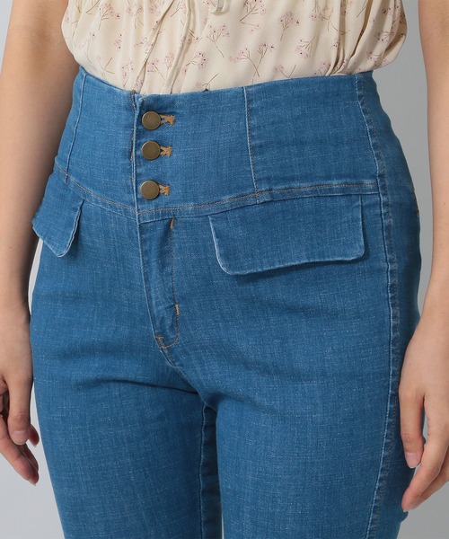 DEICY（デイシー）の「ハイウエストスキニーパンツ（デニムパンツ・レディース・インディゴブルー/ブルー系その他・1/0/00）」の5枚目の写真