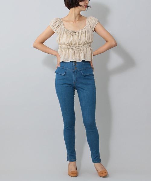 DEICY（デイシー）の「ハイウエストスキニーパンツ（デニムパンツ・レディース・インディゴブルー/ブルー系その他・1/0/00）」の11枚目の写真