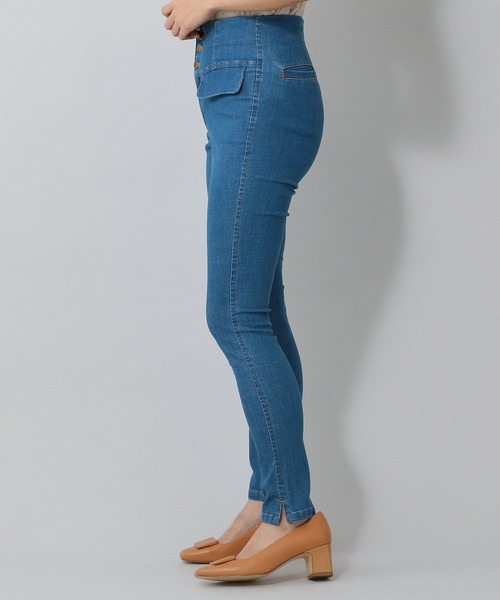 DEICY（デイシー）の「ハイウエストスキニーパンツ（デニムパンツ・レディース・インディゴブルー/ブルー系その他・1/0/00）」の7枚目の写真