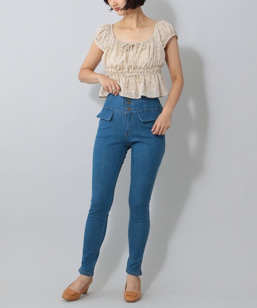 DEICY（デイシー）の「ハイウエストスキニーパンツ（デニムパンツ・レディース・インディゴブルー/ブルー系その他・1/0/00）」の10枚目の写真