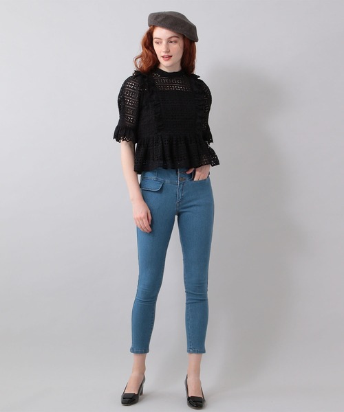 DEICY（デイシー）の「ハイウエストスキニーパンツ（デニムパンツ・レディース・インディゴブルー/ブルー系その他・1/0/00）」の19枚目の写真