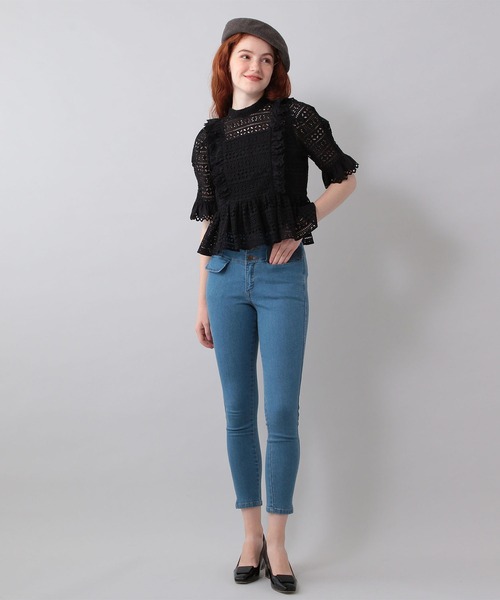 DEICY（デイシー）の「ハイウエストスキニーパンツ（デニムパンツ・レディース・インディゴブルー/ブルー系その他・1/0/00）」の16枚目の写真