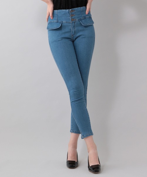 DEICY（デイシー）の「ハイウエストスキニーパンツ（デニムパンツ・レディース・インディゴブルー/ブルー系その他・1/0/00）」の13枚目の写真