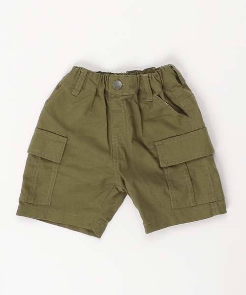 DILASH（ディラッシュ）の「綿麻キャンバス ハーフパンツ(4.5分丈)（その他パンツ・キッズ・ブラウン/ブルー/ブラック/カーキ/オレンジ・80/140/120/110/130/150/90/100）」の3枚目の写真