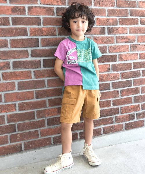 DILASH（ディラッシュ）の「綿麻キャンバス ハーフパンツ(4.5分丈)（その他パンツ・キッズ・ブラウン/ブルー/ブラック/カーキ/オレンジ・80/140/120/110/130/150/90/100）」の7枚目の写真