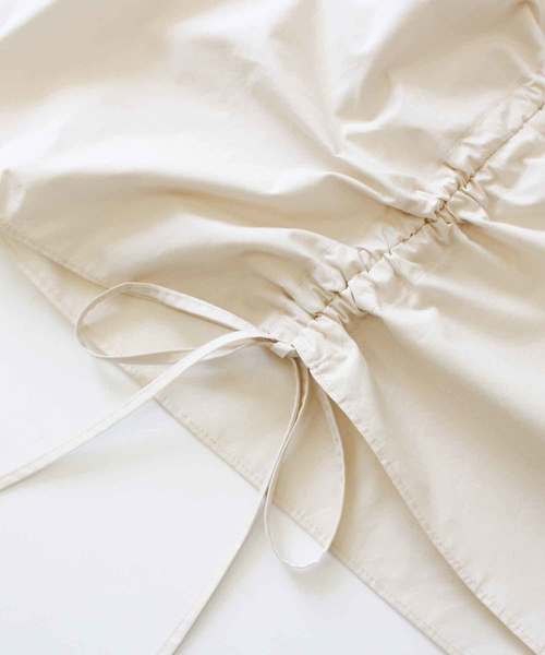 MODE ROBE（モードローブ）の「ギャザーブラウス（シャツ/ブラウス・レディース・ホワイト/ブラック/ベージュ/パープル/ブルー・FREE）」の17枚目の写真