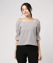 flower | スウィーティーチェックトップ(その他トップス)