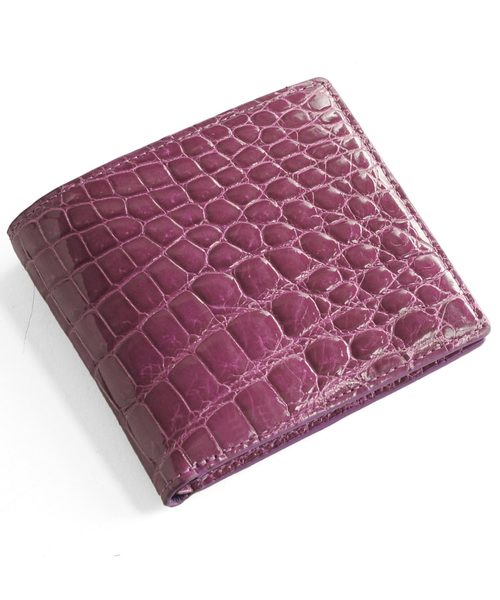 クロコダイルレザー折り財布シャイニング（財布）｜sankyo shokai
