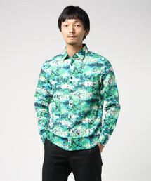 Desigual | 花柄シャツ 緑＆水色 DIOGO(シャツ/ブラウス)