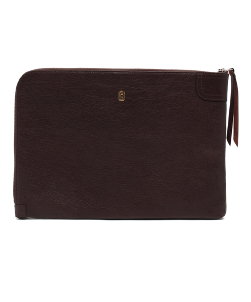 Kaptain Sunshine（キャプテン サンシャイン）の「KAPTAIN SUNSHINE×PORTER BANK BAG CLUTCH（クラッチバッグ・メンズ・ブラウン/ネイビー・ONE SIZE）」の3枚目の写真