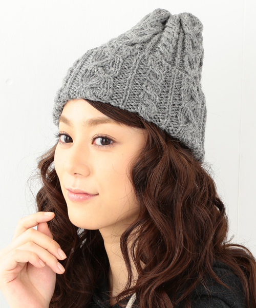 Ray BEAMS(レイビームス)の「CLIPPER CASUALS / ニットキャップ(ニットキャップ/ビーニー・レディース・グレー/ブラック/レッド系その他・ONE SIZE)」の7枚目の写真