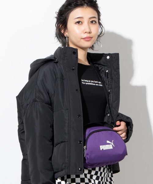 PUMA（プーマ）の「∴WEGO/PUMAラウンドショルダーバッグ（ショルダーバッグ・メンズ・ワイン/パープル/ブラック・FREE）」の2枚目の写真