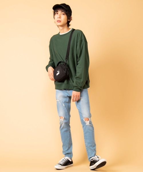 PUMA（プーマ）の「∴WEGO/PUMAラウンドショルダーバッグ（ショルダーバッグ・メンズ・ワイン/パープル/ブラック・FREE）」の7枚目の写真