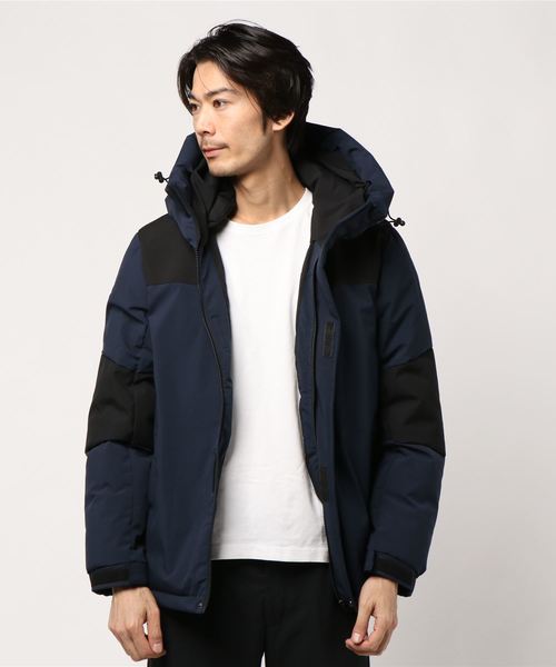 STYLEBLOCK（スタイルブロック）の「ストレッチ中綿フードジャケットコート（ダウンジャケット/コート・メンズ・ブラック/ホワイト系その他/グレー系その他/オフホワイト/オリーブ/レッド/ベージュ/イエロー/ネイビー・M/XL/L）」の8枚目の写真