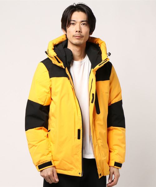 STYLEBLOCK（スタイルブロック）の「ストレッチ中綿フードジャケットコート（ダウンジャケット/コート・メンズ・ブラック/ホワイト系その他/グレー系その他/オフホワイト/オリーブ/レッド/ベージュ/イエロー/ネイビー・M/XL/L）」の9枚目の写真