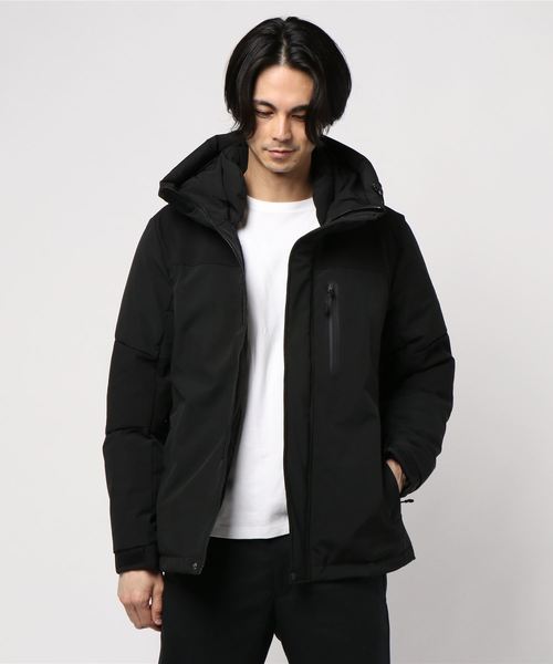 STYLEBLOCK（スタイルブロック）の「ストレッチ中綿フードジャケットコート（ダウンジャケット/コート・メンズ・ブラック/ホワイト系その他/グレー系その他/オフホワイト/オリーブ/レッド/ベージュ/イエロー/ネイビー・M/XL/L）」の5枚目の写真