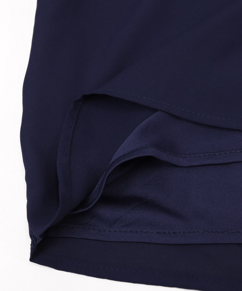 OSYAREVO(オシャレボ)の「シフォンジョーゼット ドレスワンピース(ドレス・レディース・ネイビー/ピンク/レッド/クリーム・SMALL/MEDIUM/LARGE/X-LARGE/XX-LARGE)」の17枚目の写真