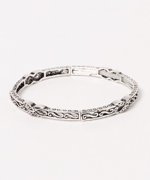 チャイハネ（チャイハネ）の「【チャイハネ】バングル風スリムメタルブレスレット（バングル/リストバンド・レディース・ゴールド/シルバー・FREE）」の5枚目の写真