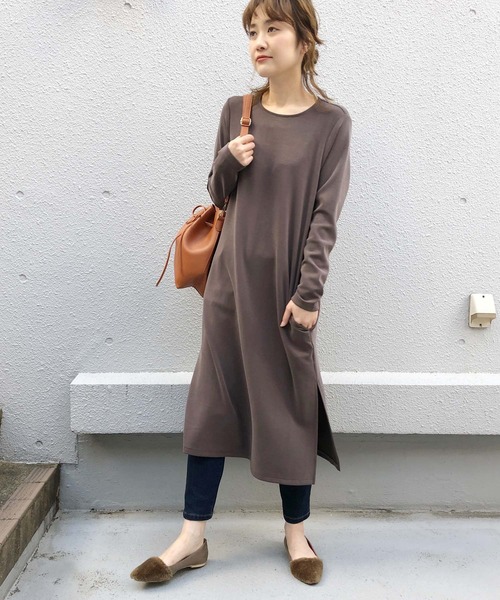 セール サイドスリットカットソーワンピース ワンピース Piccin ピッチン のファッション通販 Zozotown