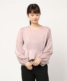 flower | マリーペプラムトップ(シャツ/ブラウス)