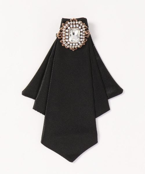 axes femme（アクシーズファム）の「タイ風ピン付ブローチ（その他雑貨・レディース・ブラック/ベージュ・MEDIUM）」の2枚目の写真