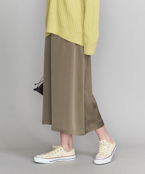 BEAUTY&YOUTH UNITED ARROWS（ビューティーアンドユースユナイテッドアローズ）の「BY サテンセミフレアスカートо（スカート・レディース・レッド/モカ・MEDIUM/SMALL/LARGE）」の14枚目の写真