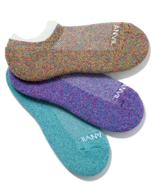 ANVIL(アンヴィル)の「【ANVIL】3パック インソックス/インビジブルソックス/ANS020 3P浅履きソックス MURS(ソックス/靴下・メンズ・ホワイト/ブラック/マルチ/グレー系その他/ブルー系その他/その他1/その他/その他2/その他3/その他7/ホワイト系1/ブラック系1/その他8・FREE)」の8枚目の写真