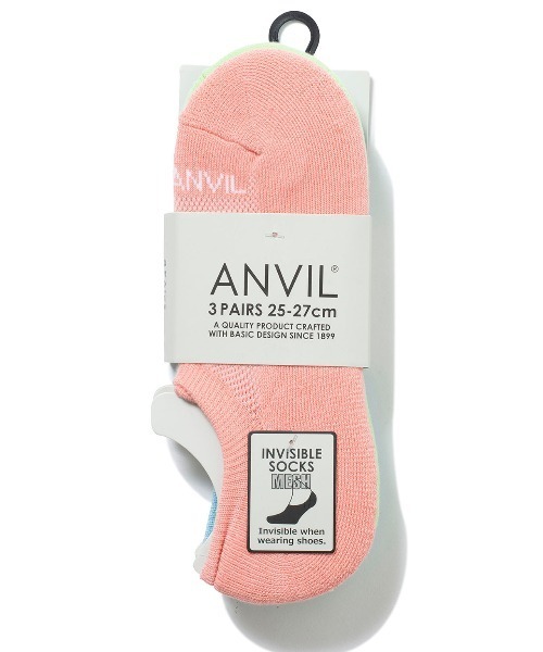 ANVIL(アンヴィル)の「【ANVIL】3パック インソックス/インビジブルソックス/ANS020 3P浅履きソックス MURS(ソックス/靴下・メンズ・ホワイト/ブラック/マルチ/グレー系その他/ブルー系その他/その他1/その他/その他2/その他3/その他7/ホワイト系1/ブラック系1/その他8・FREE)」の19枚目の写真
