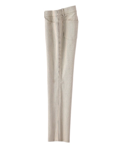 BELLUNA PLUS(ベルーナ)の「ストレッチ美脚切替アンクルパンツ股下55cm(その他パンツ・レディース・ブラック/ベージュ/オフホワイト/グレー系その他/ストライプ/チェック/グレー/その他/グレー系その他2/その他2・SMALL/MEDIUM/LARGE/X-LARGE)」の7枚目の写真