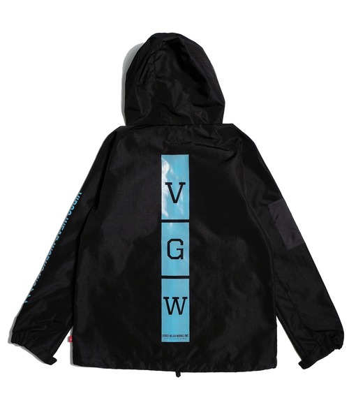 VIRGOWEARWORKSヴァルゴウェアワークスナイロンジャケットブラック黒 中古・古着通販】VIRGOwearworks (ヴァルゴウェアワークス