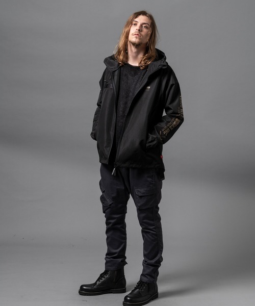 VIRGOWEARWORKSヴァルゴウェアワークスナイロンジャケットブラック黒 VIRGOWEARWORKSヴァルゴウェアワークスナイロンジャケットブラック黒