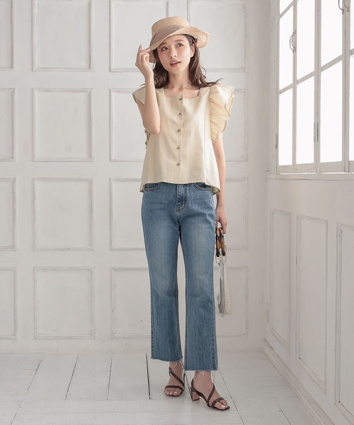 KOBE LETTUCE（コウベレタス）の「スリムヒールストラップサンダル（サンダル・レディース・ブラウン/ブラック/ホワイト/パイソン/ピンク系その他・M/LL/S/L）」の20枚目の写真