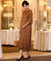 SweetMommy（スウィートマミー）の「シワ加工 サテンプリーツ