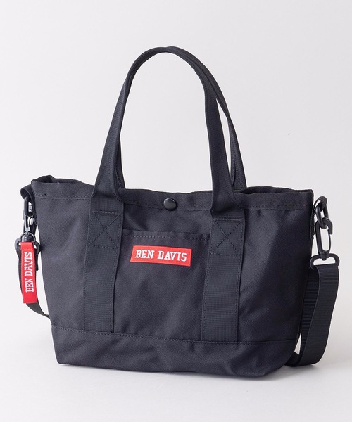 BEN DAVIS（ベンデイビス）の「【BEN DAVIS/ベンデイビス】２ＷＡＹトラベルショルダートートバッグＭ　ＢＤＷ－８０６８　　ポリエステルキャンバス素材使用（ショルダーバッグ・メンズ・パープル/ブラック/レッド・FREE）」の3枚目の写真