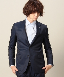 BEAUTY&YOUTH UNITED ARROWS | BY Dress ネイビー シャンブレー/サージ 2ボタン-Tiny(スーツジャケット)