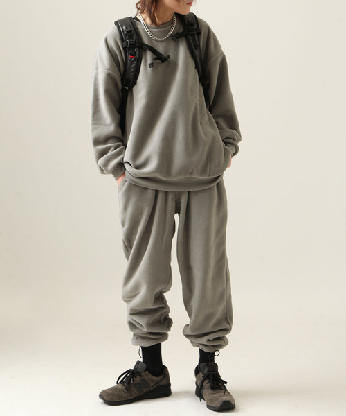 ZIP FIVE(ジップファイブ)の「【ZIP FIVE】【ZIP OUTDOOR】フリースイージーパンツ(その他パンツ・レディース・ブラウン/グリーン/グレー/レンガ/ブルー/アイボリー/マスタード/ベージュ/ブラック/ダークグリーン・X-LARGE/MEDIUM/LARGE)」の21枚目の写真