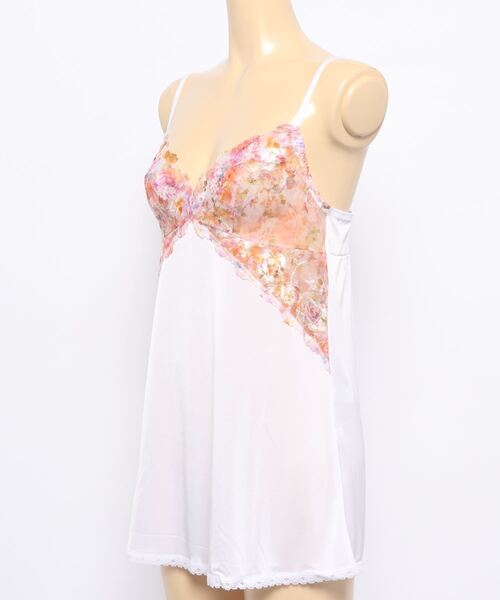 天使のブラ スリムライン514 ロングキャミソールtr514 L Cami