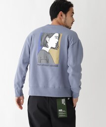 BASECONTROL（ベースコントロール）の「◆イラストレーター Mar 限定 プリントスウェットクルーネック（スウェット）」