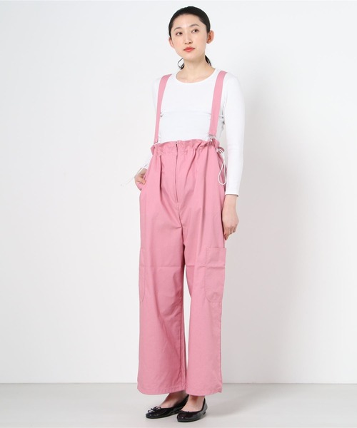 【エゴトリッピング propaganda☆】チェック サスペンダーパンツ☆ quaranciel パンツ quaranciel:「洗濯機可能」チェック