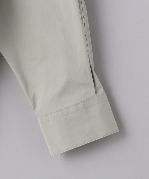 EN ROUTE（アンルート）の「＜EN ROUTE（アンルート）＞ コットンポリエステル タイプライター ラグラン シャツ（シャツ/ブラウス・メンズ・ホワイト/ブラック/グレー・1/2/3）」の6枚目の写真